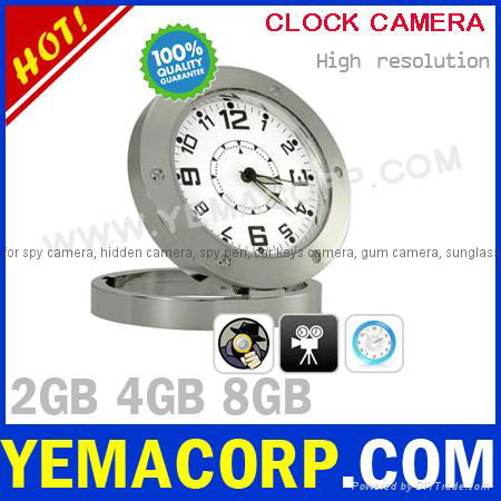 [Y-CKCAMA]Hidden Spy Clock Camera Motion Detection 1280x960 AVI