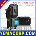 [Y-MD80A] Thumb size Mini DV Micro Camcorder from YEMACORP