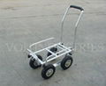 Aluminium wheelbarrow garden cart 2