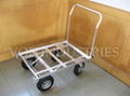 Aluminium wheelbarrow garden cart 3