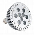 LED Spotlight PAR E27-9W