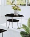 Modren glass coffee table/end table CTX-002 1