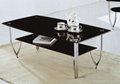 Modren glass coffee table/end table CTX-002 2