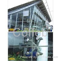 Point fixed glass curtain wall apparatus 4