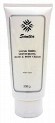 YOUNG WHITE MOISTURIZING HAND & BODY CREAM 