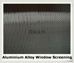 Aluminum alloy window screening