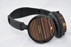 Wood headphone