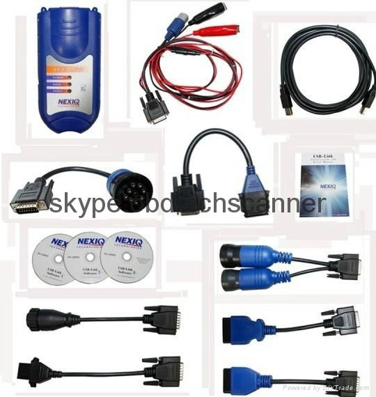 NEXIQ 125032 USB Link + Software Diesel Truck Diagnose Interface and Software 
