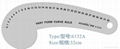 metal french curve/design ruler 2