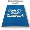 Optional design trademark logo mats