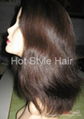 100% human hair full lace wig 1