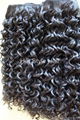 natural color deep wave human hair weaving extension 2