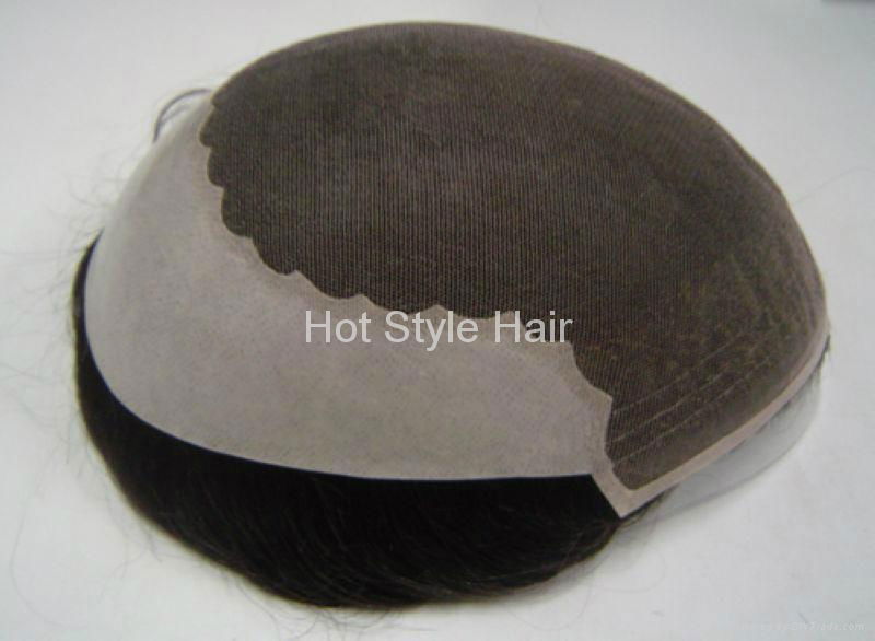 Indian hair toupee hair replacement 2