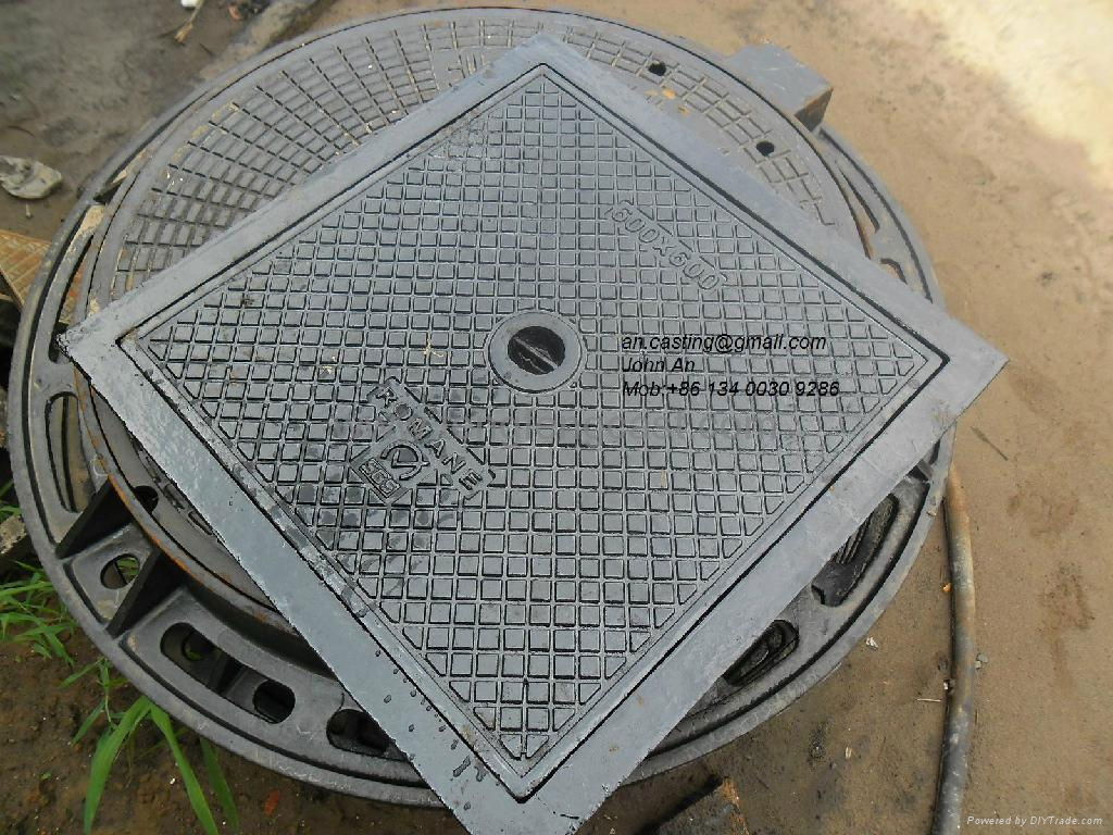 Cast iron Well Manhole Covers with Frames