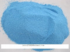 blue detergent powder