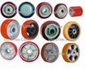 Polyurethane Wheels w/ PP Steel Cast Iron Aluminum Core 1