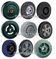 Rubber Wheels Steel Cast Iron Elastic Balloon Cushion 1