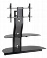 Baiyer Plasma TV stand YV-626 Black glass for47 inch 1