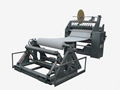 Plaster of paris bandage slitting and rolling machine