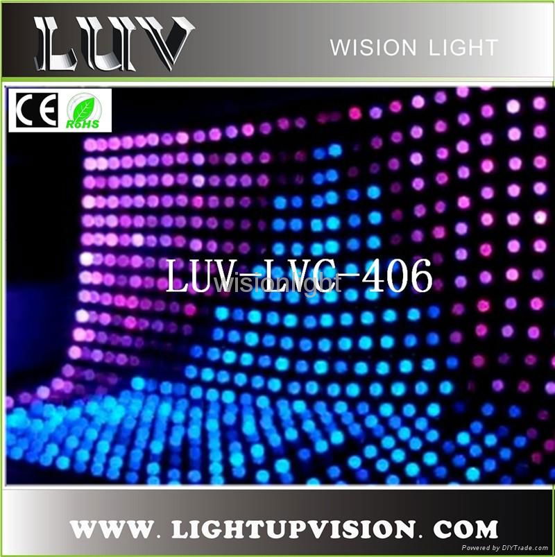 Stage Lighting-LED Stage Light / Cloth-RGB LED Video-vision Curtain  3