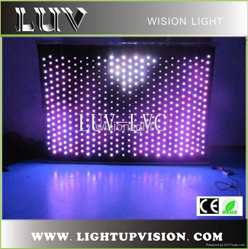 Stage Lighting-LED Stage Light / Cloth-RGB LED Video-vision Curtain  2