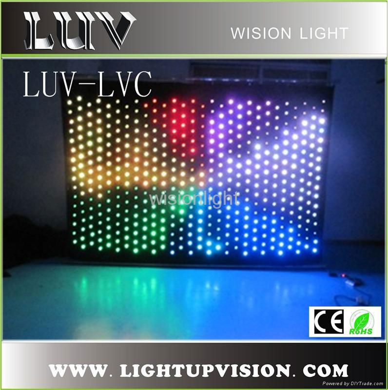 Stage Lighting-LED Stage Light / Cloth-RGB LED Video-vision Curtain 