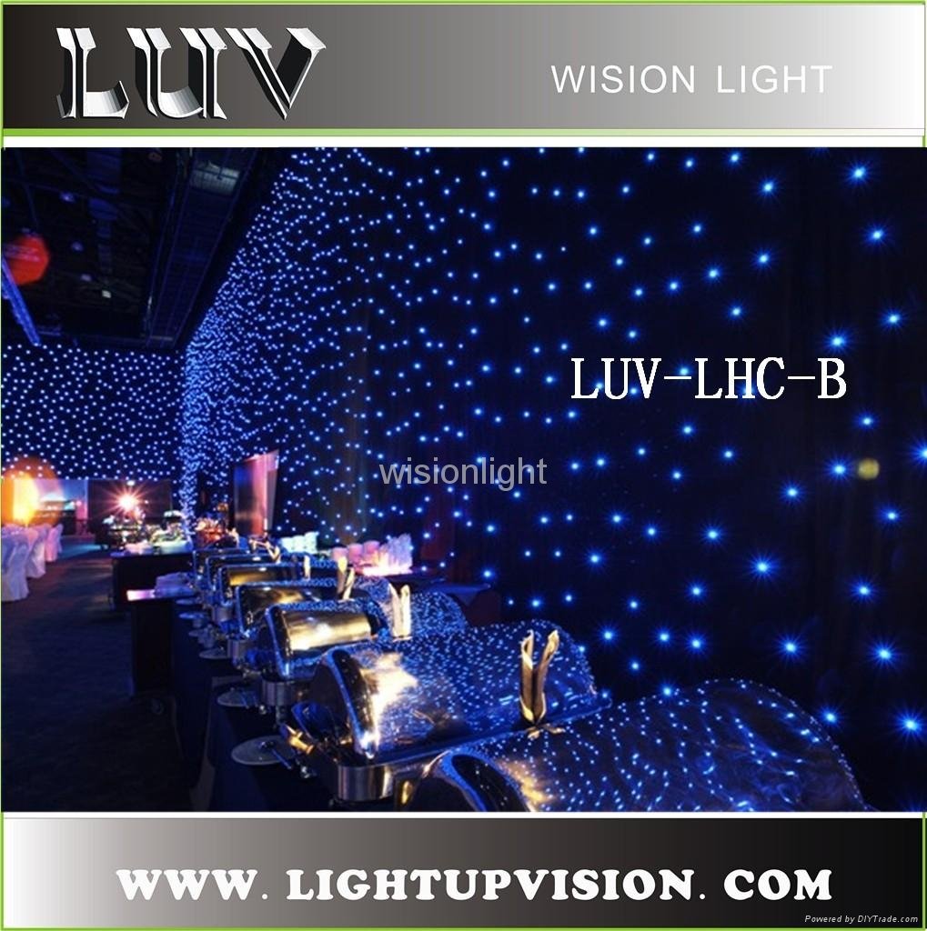LED Horizon DMX curtain/LED star curtain/LED star cloth (LUV-LHC204) 1
