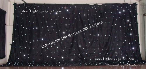 LED Horizon DMX curtain/LED star curtain/LED star cloth (LUV-LHC204) 2