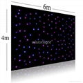 LUV-LHC-RGBW led star curtain for stage