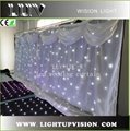 3m*6m white wedding decoration led star curtain lighting