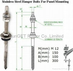 steel hanger bolts for mounting