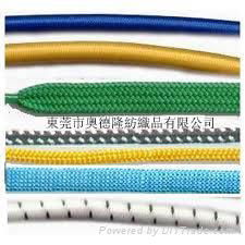 廠家供應尼龍橡觔線/彈力繩子/繩帶/圓繩/扁繩