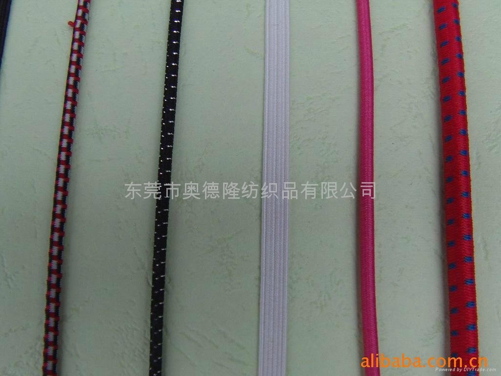 广东东莞ADL供应多种规格涤纶强力橡根绳 3