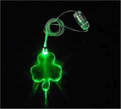 plastic led flash necklace