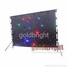 Wedding party LED star colth