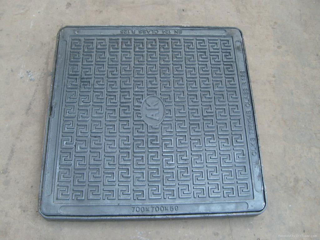 ductile iron manhole covers  4