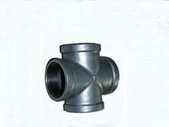 cross malleable iron pipe fitting