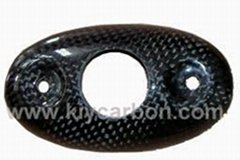 Carbon Fiber Exhaust Guard For Ducati motorcycles