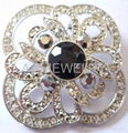 Flower  stone brooches 5