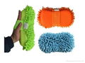 microfiber mesh scrubber and sponge