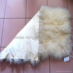 Tibet lamb fur plate