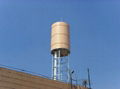 Decorative antenna of water tower type