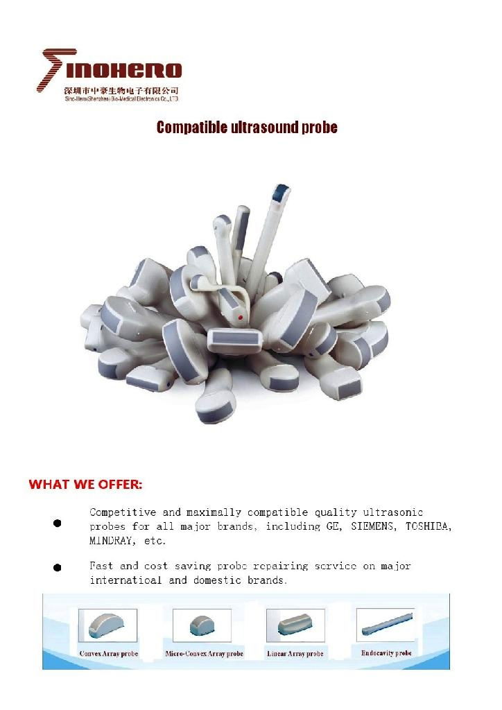 compatible ultrasound probes  2