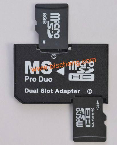 MicroSD to SD/USB card reader 4