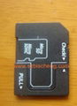 MicroSD to SD/USB card reader