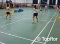 Badminton sports flooring