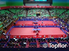 Table tennis sports flooring