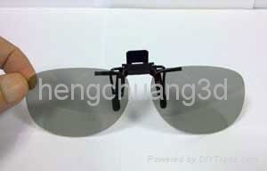 cilp-on 3d glasses from Shenzhen China  3
