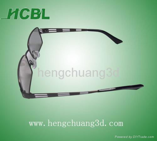 hot sell metal circular polarized 3d glasses