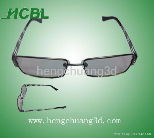 hot sell metal circular polarized 3d glasses 3